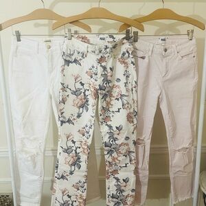 3 pairs of PAIGE and L’agence Jeans